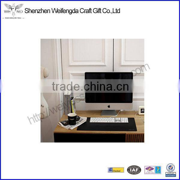 Black Desk Pad & Protector Leather Desk Pad for desktops and laptops