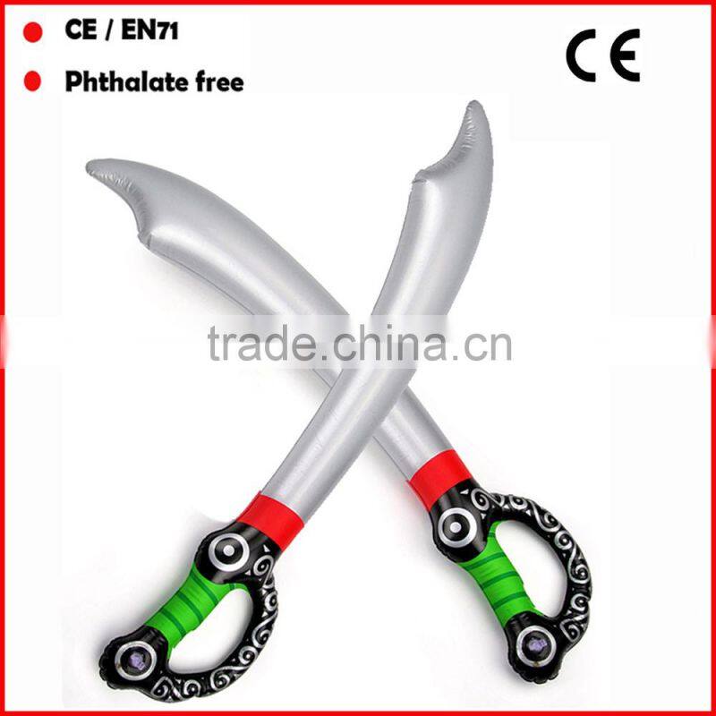 factory direct sale inflatable swords and inflatable shield for kids No toxic
