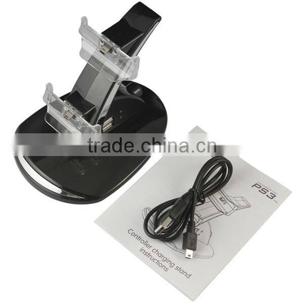 Dual Dock Station Stand Charger For PS3 Controller