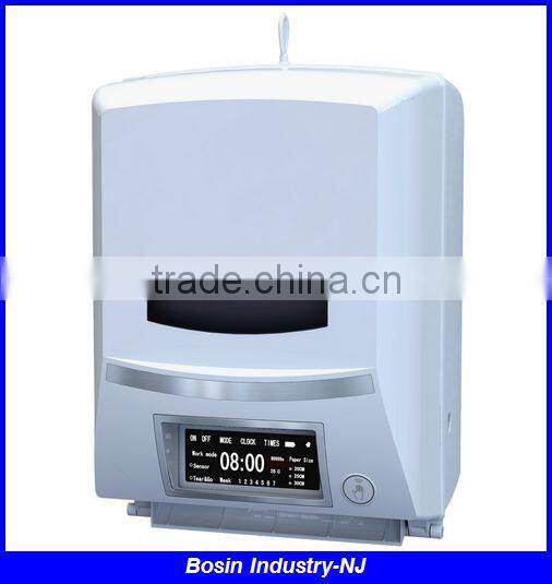 commercial LCD display electric automatic toilet paper dispenser