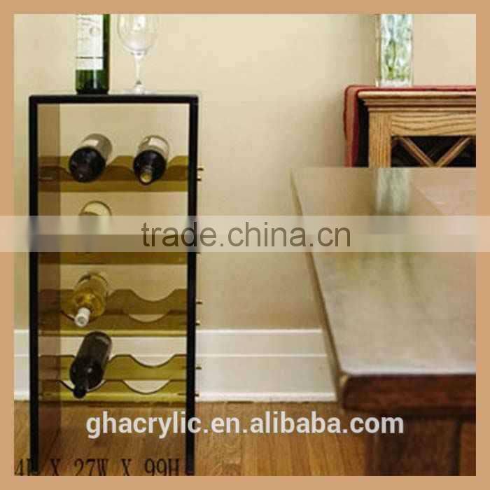 acrylic wine display rack for wine bottle