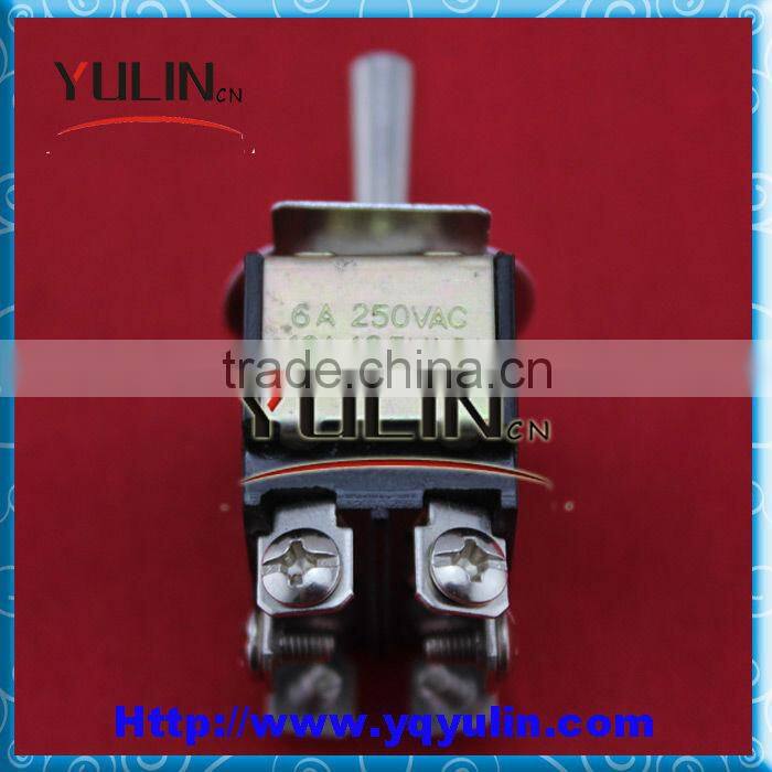 KN3B-203 6Pins Black Base 15Amp 250Vac Mini ON-OFF-ON Miniature Toggle Switch