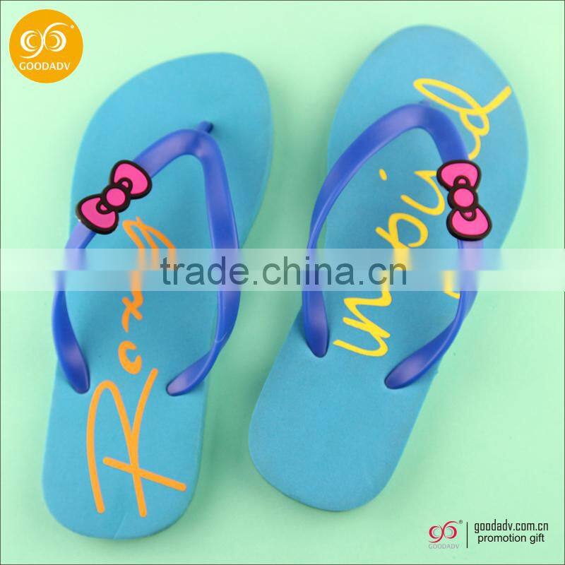 2016 Factory bulk wholesale kids slippers kids flip flops