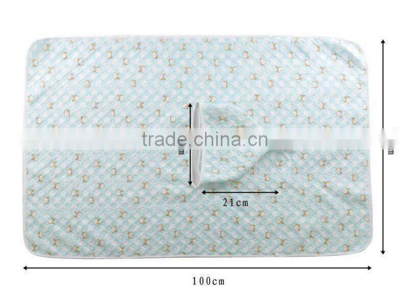 Baby Blanket Toddlers Scuba Knitting Fabric Wraps Blanket Cartoon Animal Design Air Layer Shawl