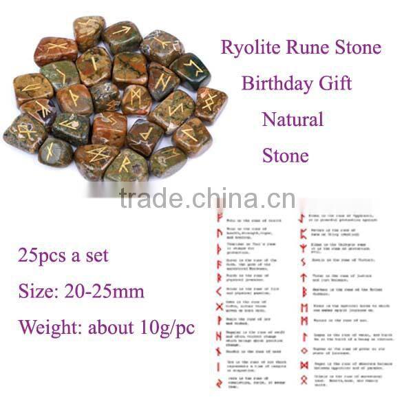 Different crystal tumble stones for healing, meditation and decoration
