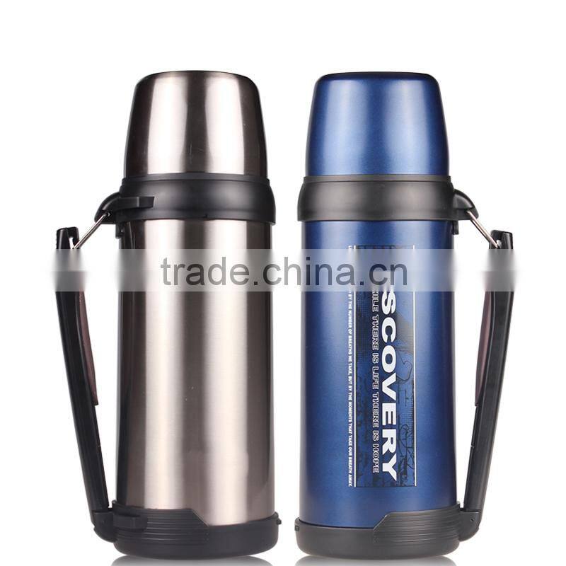 1.8L large capacity sport travel vacuum stainless steel thermos bottle