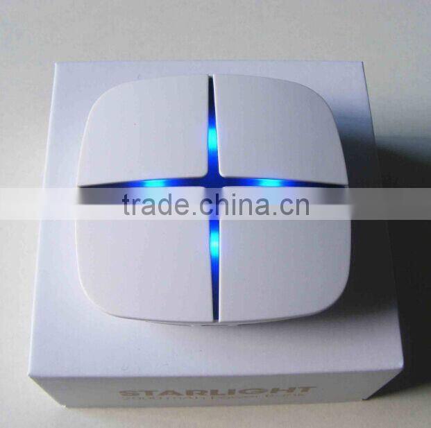 Power Basic 5200mAh LED Startlight Portable Charger External Battery Pack Backup Power Bank