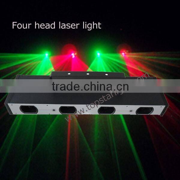 professional lighting four head four color laser lights best price laser light show for party