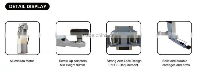 Clear floor two post car lift electric release original manufacturer