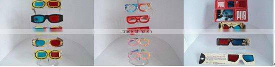 Customer design paper fireworks 3D glasses for New year gift