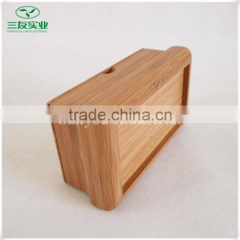 2016 newly good strength Natural Bamboo Jewelry Box with Carvings