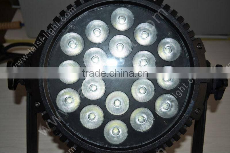 RGBW 4 in 1 18*10w leds outdoor led par light led par can lighting