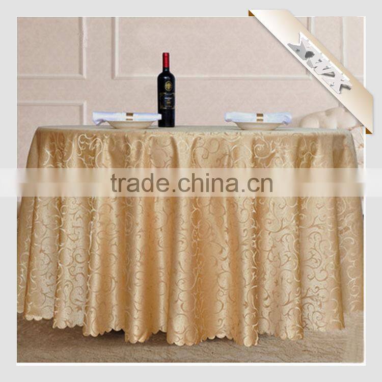 100% Polyester Round Sequin Table Cloth for Restaurant
