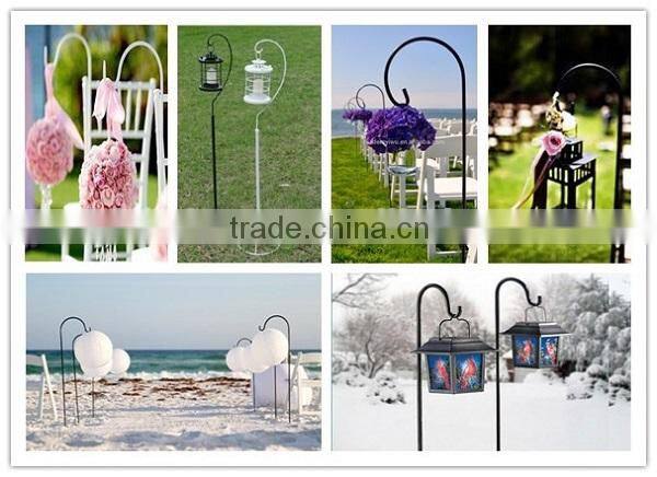 decorative metal garden hanging shepherd hook