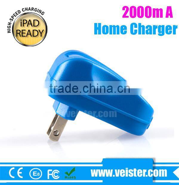 UK Plug,5V 2.1A USB AC Power Wall Charger 3 pin UK Plug for iphone/samsung