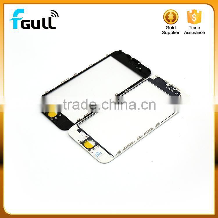 New mobile repair parts cold press glue glass with frame and oca assembly for iphone 6 6plus 6s 6splus