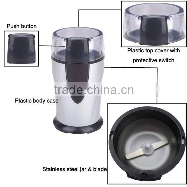 Hot Sale in Europe Market Electric coffee bean grinder