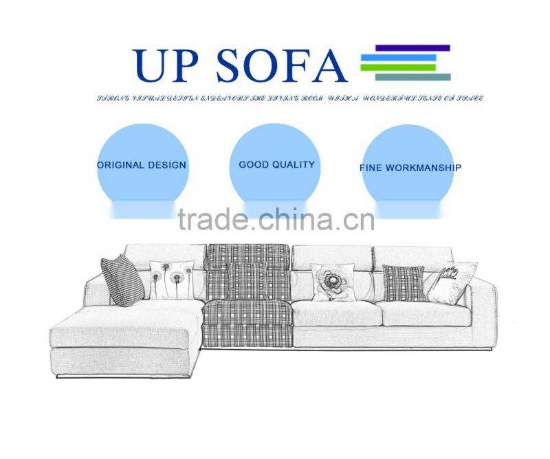 Latest Fabric Corner Sofa Set New Modern Designs With Recliner For Sale