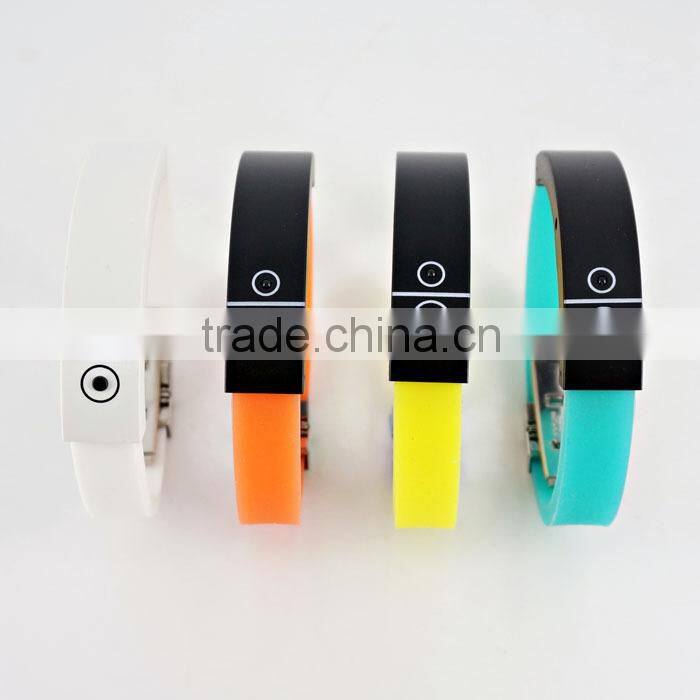 Healthy silicone bluetooth bracelets with vibrate notice and anti-lost alert WT-16