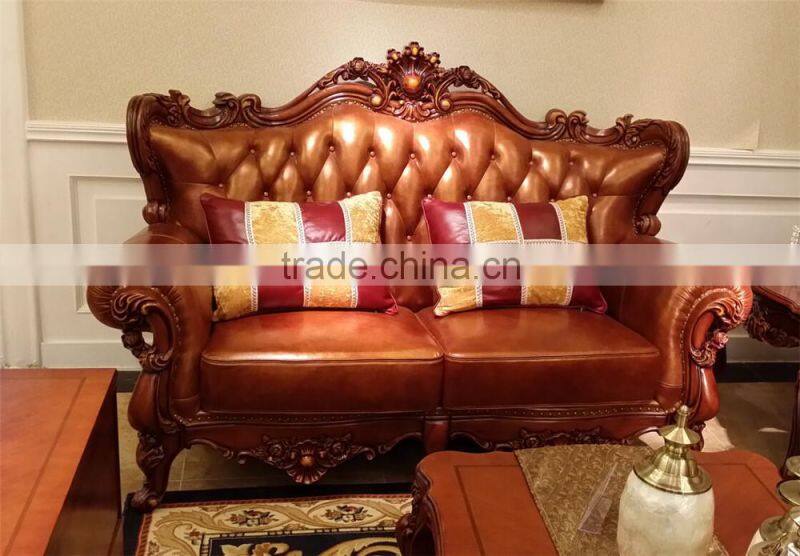 China sofa solid wood carving sofa french antique bedroom furniture sets