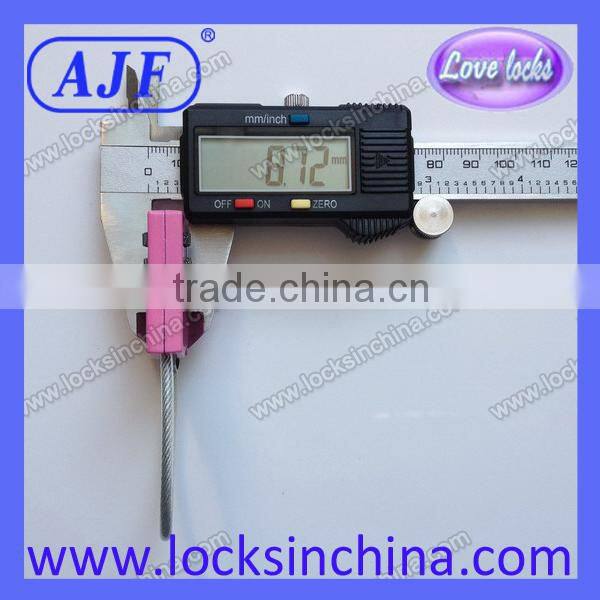 AJF 3 digits promotional t-shirt shaped luggage travel combination padlock