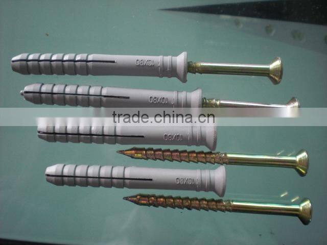 Supply nylon CSK head hammer fixing anchors popula products