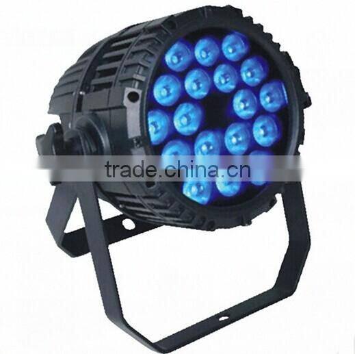 18*10w DMX led stage lighting rgbw/par64 led / waterproof led par light