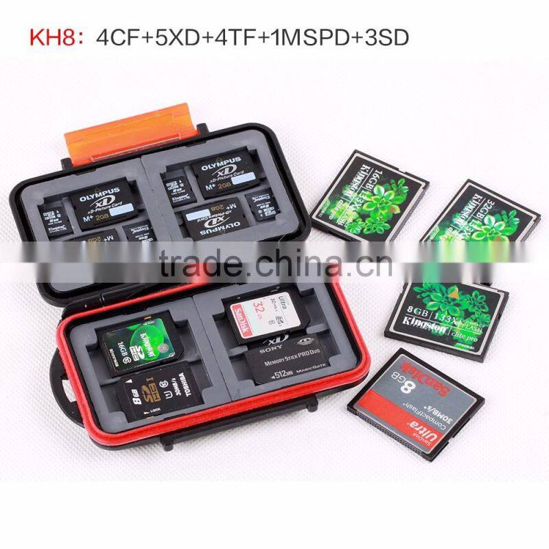 LYNCA KH8-5 Water-Resistant Anti-shock Memory Card Case for 4CF+4TF+6XD+2SD+2MSPD