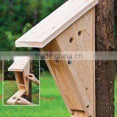 FSC promotion new cheap wooden bird house wholesale