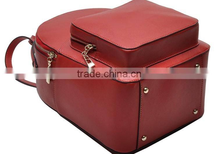 high quality leather backpack bag women with best choice