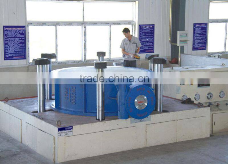 2015 TKFM hot sale city heating supply branch pipeline use low pressure 6 inch wafer butterfly valve handles