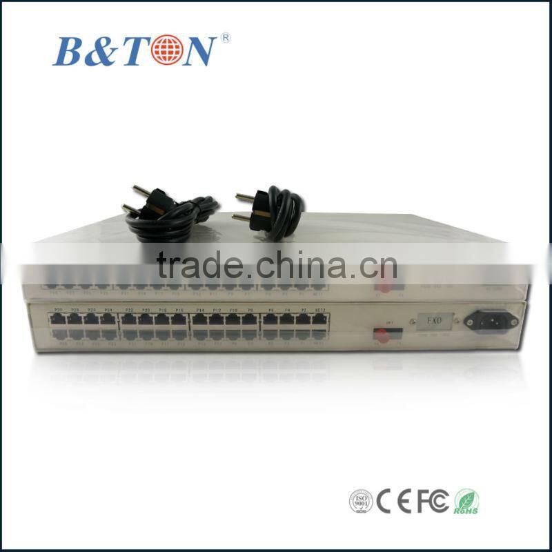 16 channel telephone fiber optic converter