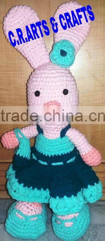 crochet bunny doll for kids suppliers