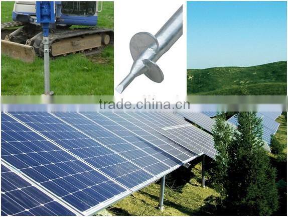 Solar ground screw, ground screw, ground screw pile for solar panel installation
