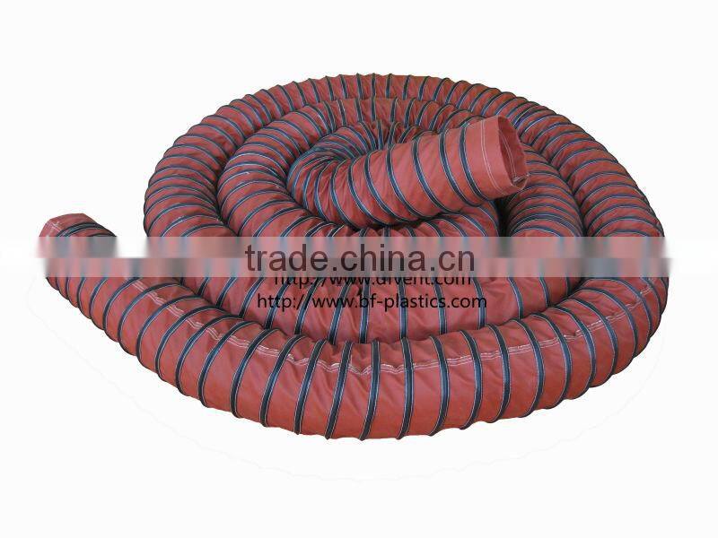 Fiber glass reinforced heater air duct