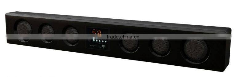 2.0 Home Theater Model of Wireless Sound Bar TVS-600B With Functions of Bluetooth, SD, USB, AUX for LCD TV