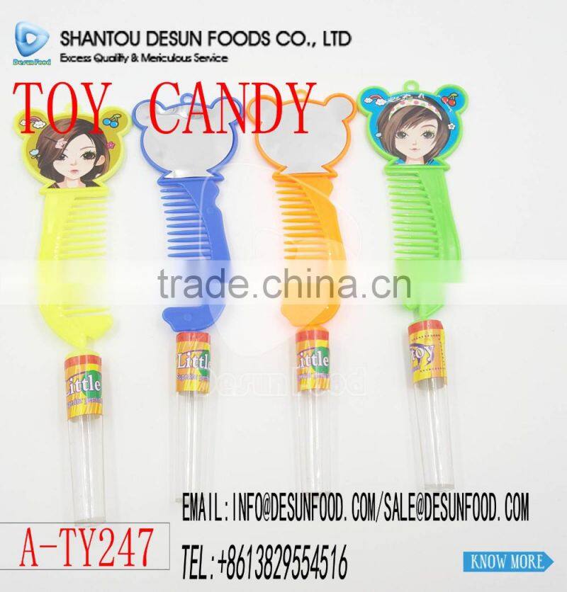 cartoon comb sweet clear toy candy