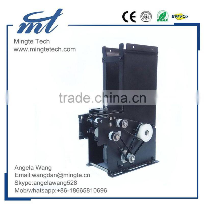 Ticket vending system card dispenser for kiosk vending machine