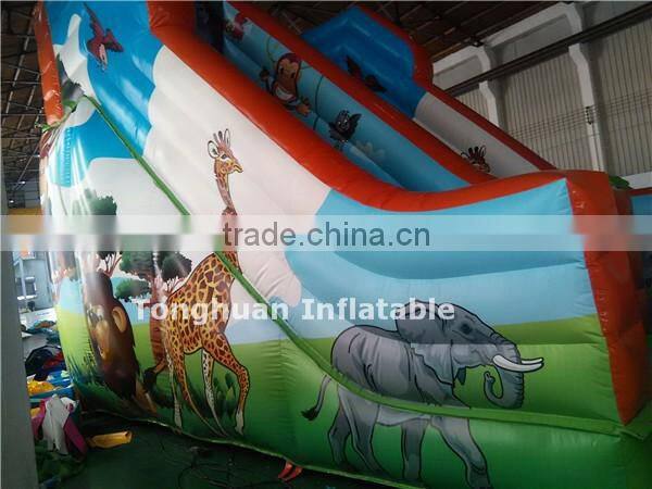 Funny inflatable bouncer slide toys for kids