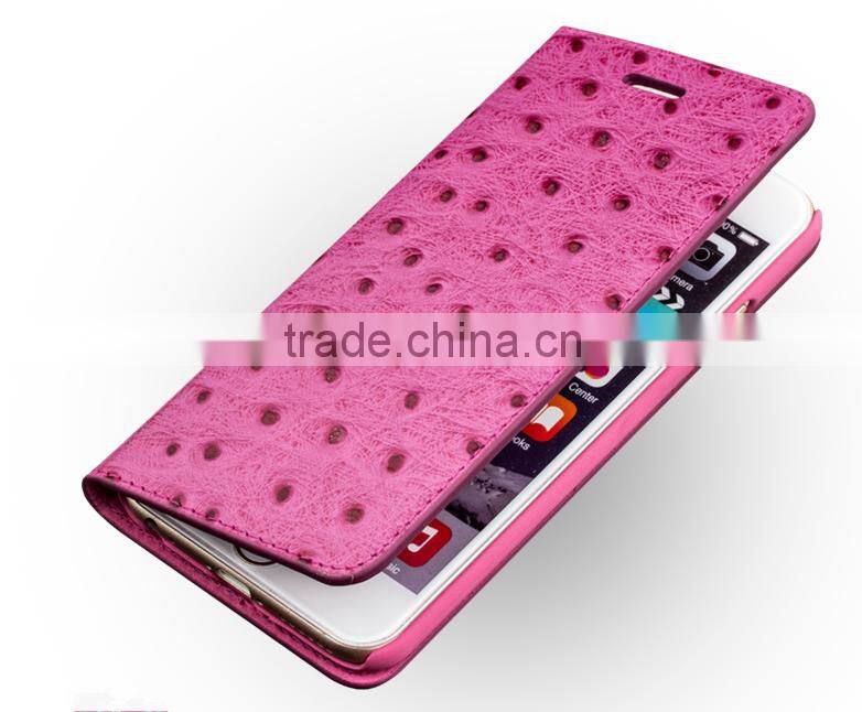 Sexy Purple Mobile Phone Case Wallet Leather Case With Card Slots For iPhone 6