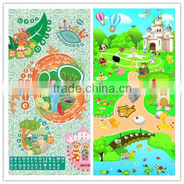 Fold slippery can roll many patterns educational baby play mat
