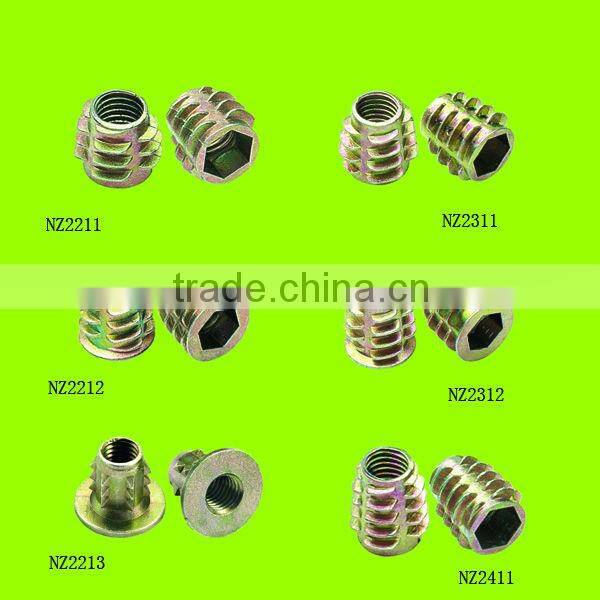 Advanced ability of independent research furniture hardware zinc alloy screws and nuts (NZ2412)