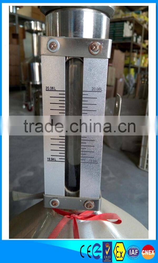 fuel measuring can / standard prover for fuel dispenser meter