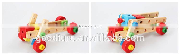 Multi Purpose Nut Combination 71 Pieces Intelligent DIY Wooden Toy