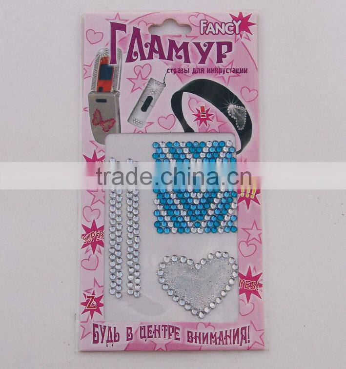 diamond color sticker for mobile phone decoration