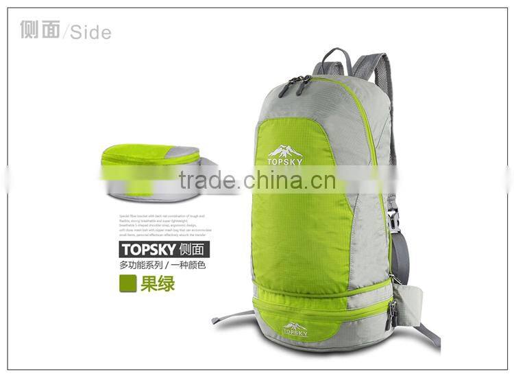 2014 outdoor Nylon & polyester folded bag