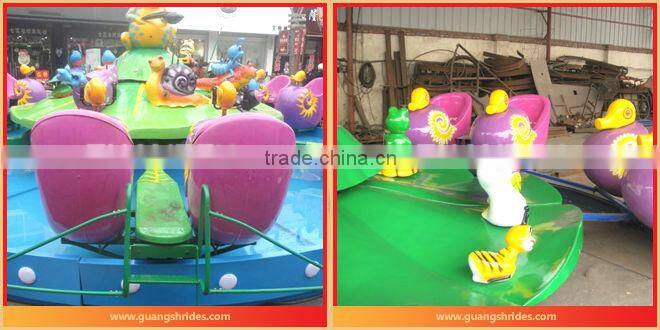 Alibaba fr water amusement rides for sale, cartoon snail attack for kids carnival