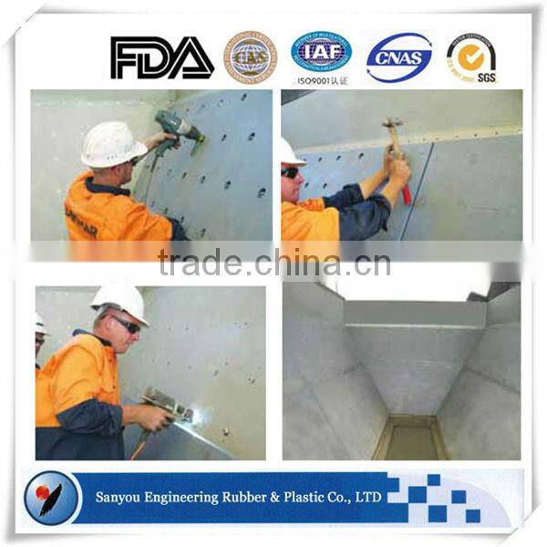 Plastic colored wear resistant black uhmw pe plate