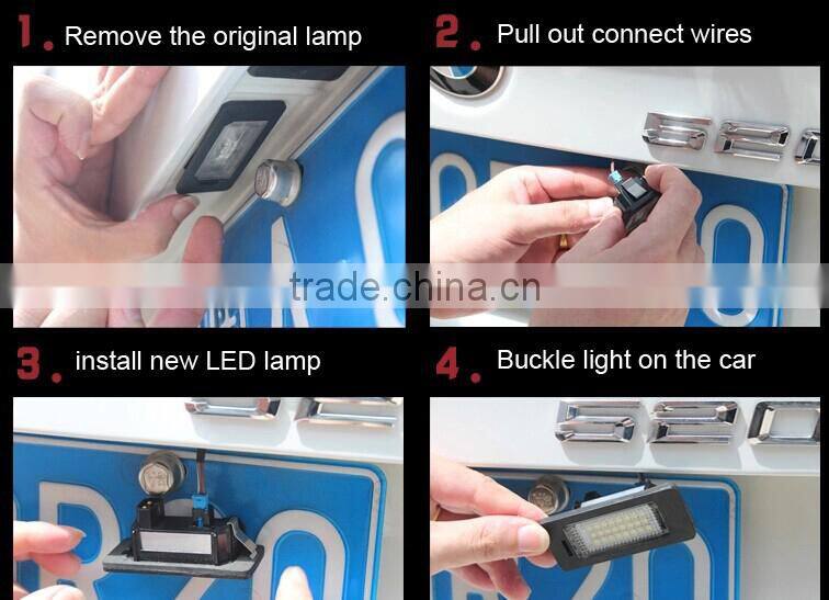 Wholesale auto part for Fiat led license plate light for Multipla for Marea Benzina/ Diesel/ Marea Bz Gamma