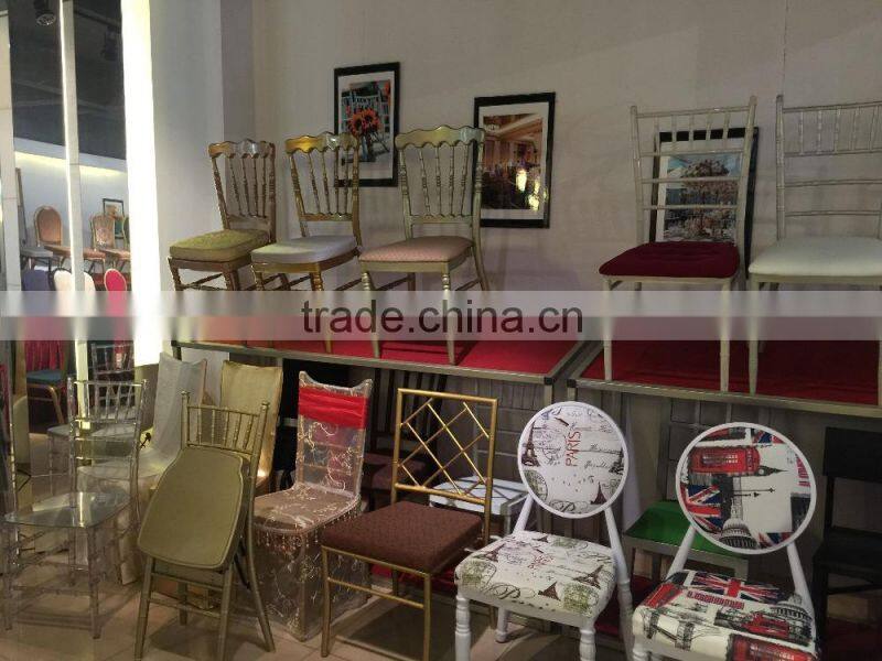 Foshan High Grade Fabric Stainless Steel Chair For Wholesale